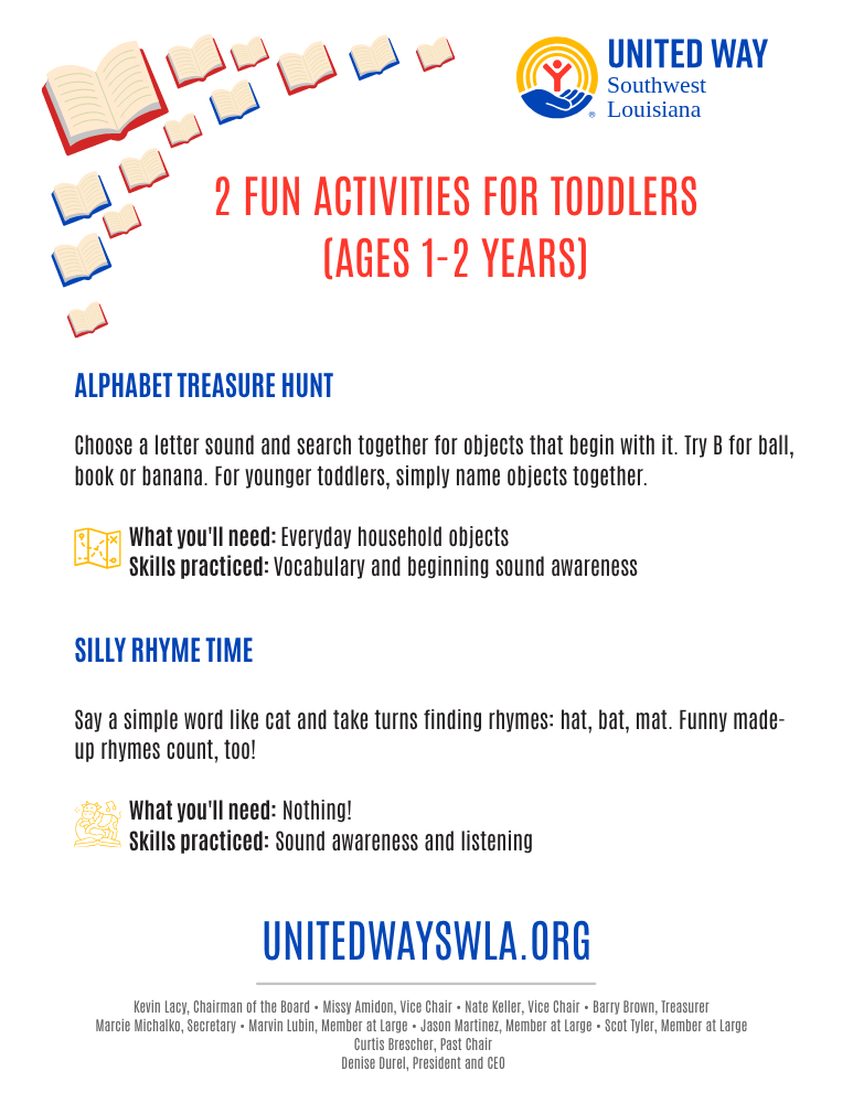 activities for toddlers