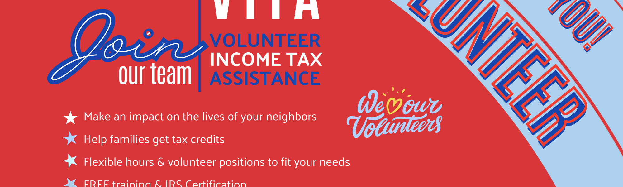 vita poster for volunteering